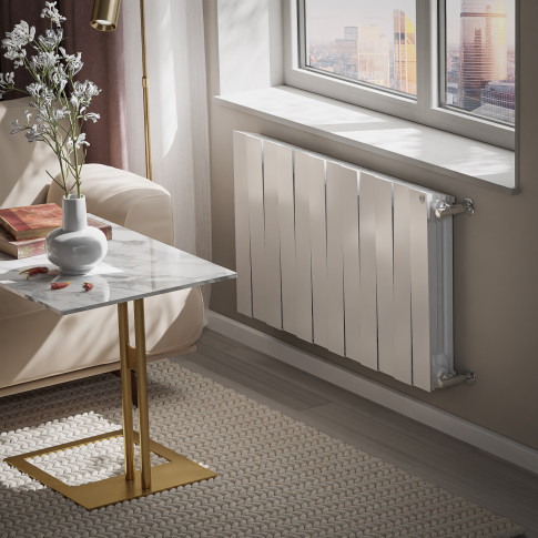 Радиатор биметаллический Royal Thermo PianoForte 500 Белый (Bianco Traffico) - 12 секц.