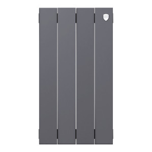 Радиатор биметаллический Royal Thermo PianoForte 500 Серебристый (Silver Satin) - 4 секц.