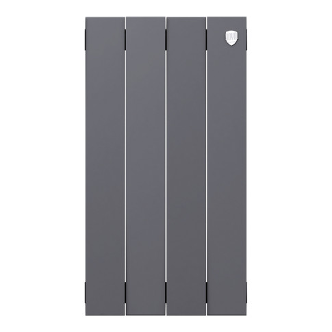 Радиатор биметаллический Royal Thermo PianoForte 500 Серебристый (Silver Satin) - 4 секц.