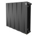 Радиатор биметаллический Royal Thermo PianoForte 500 Чёрный (Noir Sable) VR80 - 10 секц.