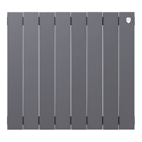 Радиатор биметаллический Royal Thermo PianoForte 500 Серебристый (Silver Satin) - 8 секц.