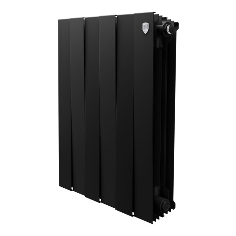 Радиатор биметаллический Royal Thermo PianoForte 500 Черный (Noir Sable) - 6 секц.