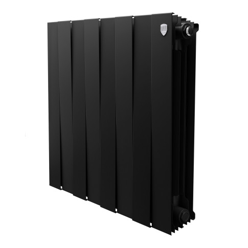 Радиатор биметаллический Royal Thermo PianoForte 500 Черный (Noir Sable) - 8 секц.