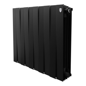 Радиатор биметаллический Royal Thermo PianoForte 500 Черный (Noir Sable) - 10 секц.