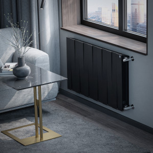 Радиатор биметаллический Royal Thermo PianoForte 500 Черный (Noir Sable) - 12 секц.
