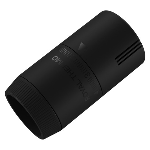 Термоголовка жидкостная Royal Thermo Design М30х1,5 (черный soft touch)