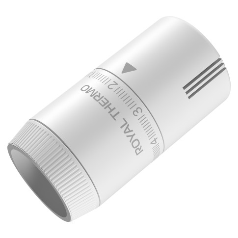 Термоголовка жидкостная Royal Thermo Design М30х1,5 (белый)