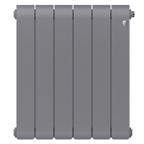 Радиатор биметаллический Royal Thermo Infinity 500 Silver Satin - 6 секц.