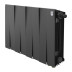 Радиатор биметаллический Royal Thermo PianoForte 300 Чёрный (Noir Sable) VR80 - 8 секц.