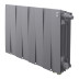 Радиатор биметаллический Royal Thermo PianoForte 300 Серебристый (Silver Satin) VR80 - 8 секц.