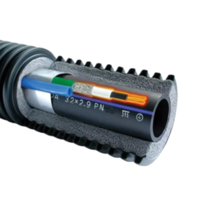 Теплотрасса UPONOR (USYSTEMS) Supra Plus 25x2,3/140 с греющим кабелем 10 Вт/м