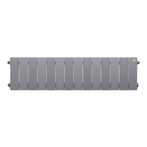 Радиатор биметаллический Royal Thermo PianoForte 200 Серебристый (Silver Satin) - 14 секц.