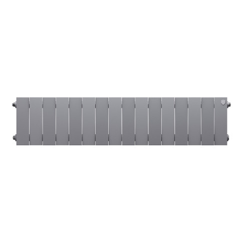 Радиатор биметаллический Royal Thermo PianoForte 200 Серебристый (Silver Satin) - 16 секц.